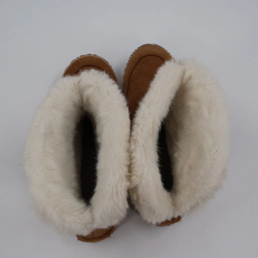 Sorel Out N About Plus Boot Women 10 Brown Suede Faux Fur Insulated‎ NL3073-286